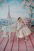 Somon Vintage Kız Bebek Elbisesi