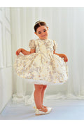Hly Karol Krem Vintage Yılbaşı Kız Bebek Elbisesi