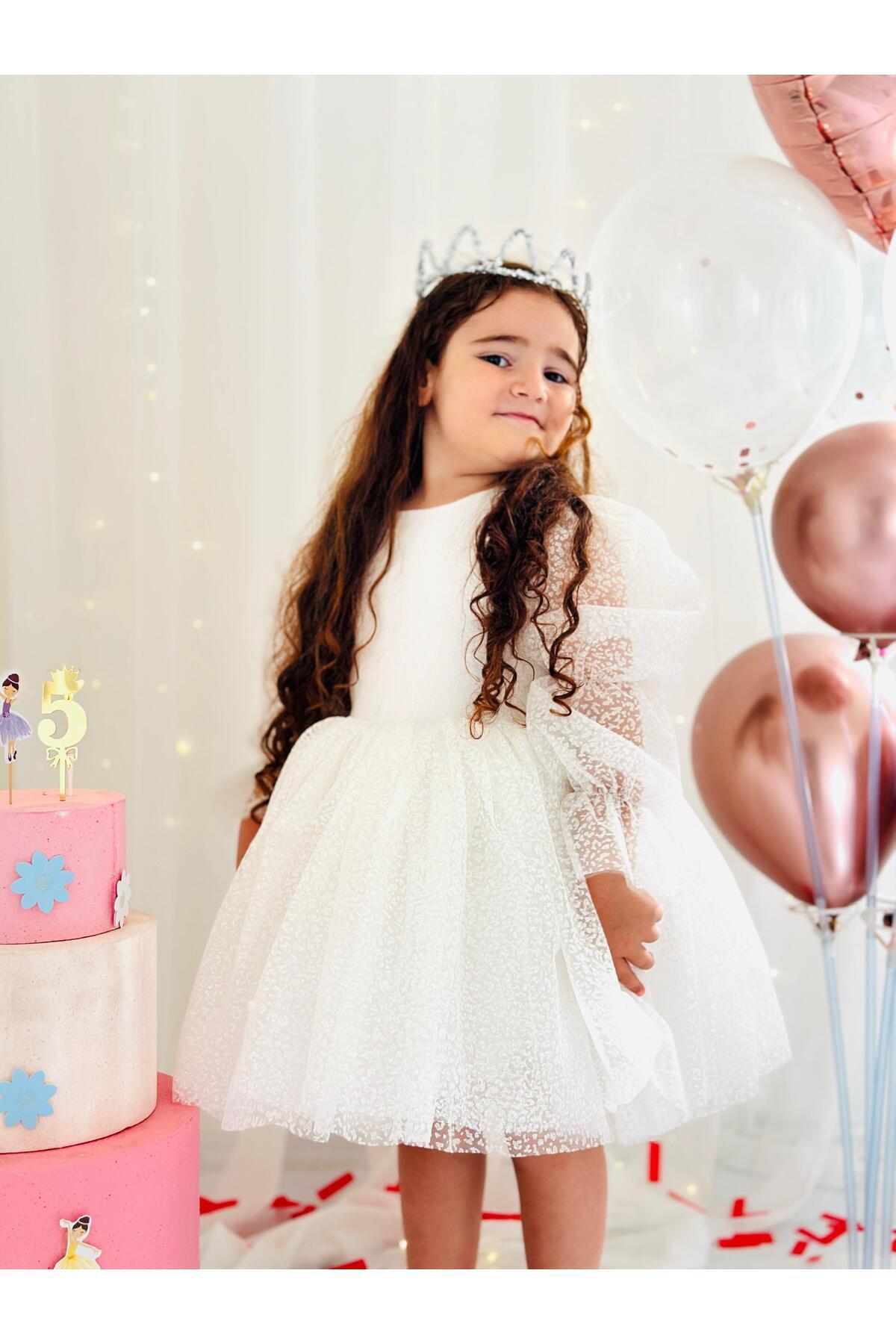Kartanesi Vintage Yılbaşı Kız Bebek Elbisesi 5