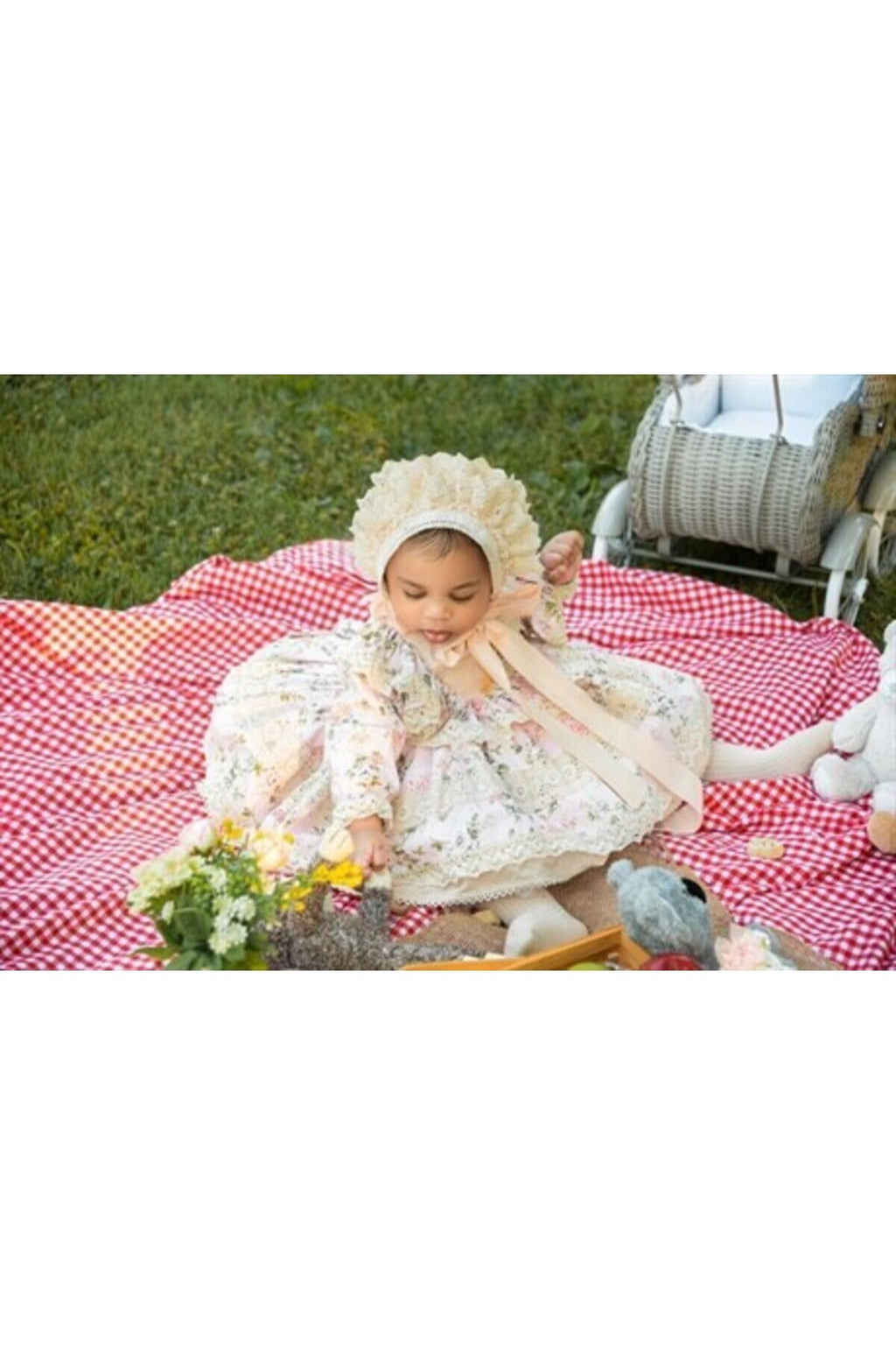 Somon Vintage Kız Bebek Elbisesi 3