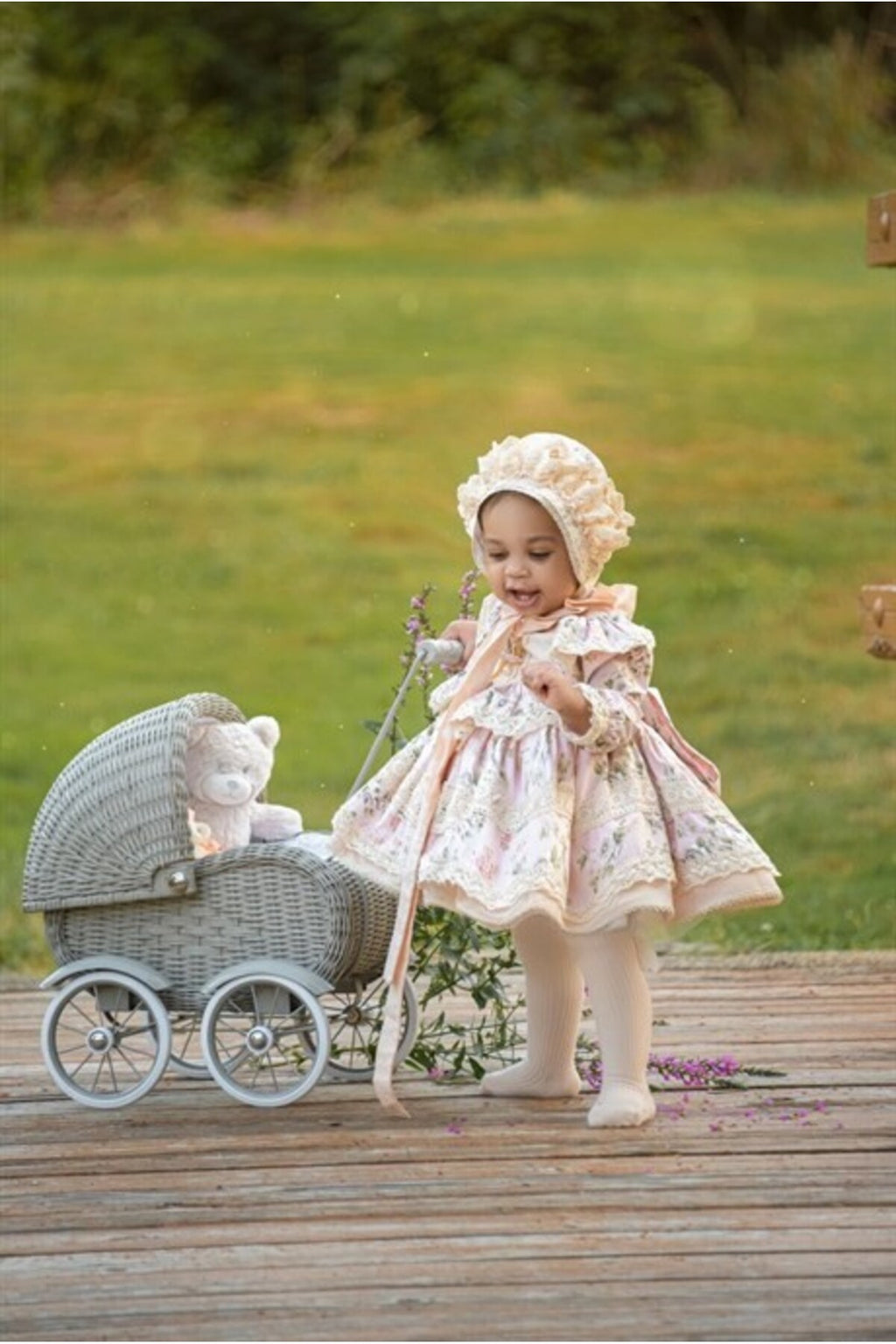 Somon Vintage Kız Bebek Elbisesi 2